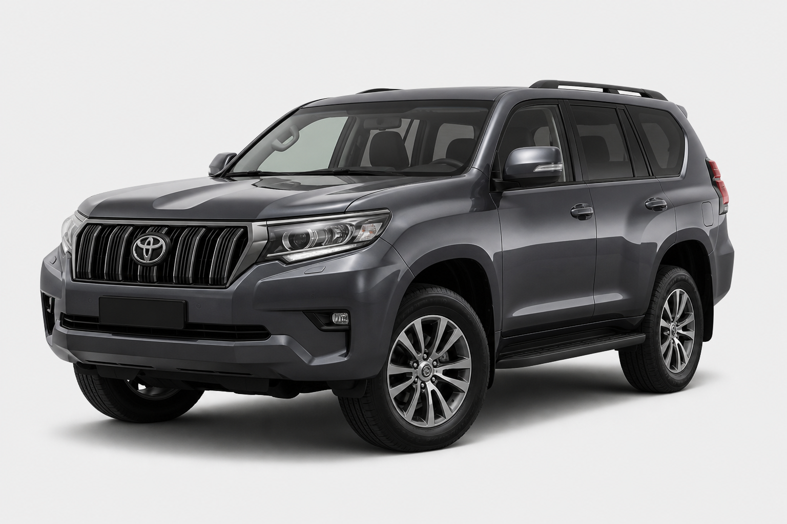 Graphite Toyota Prado luxury rent a car