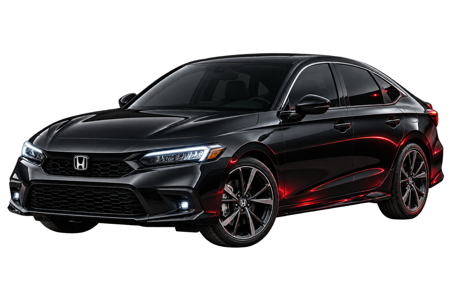 Graphite Honda Civic 11th Gen premium rental car